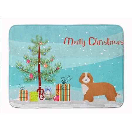 Carolines Treasures Doxiepoo No.2 Christmas Tree Machine Washable Memory Foam Mat CK3827RUG